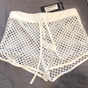 Fishnet shorts